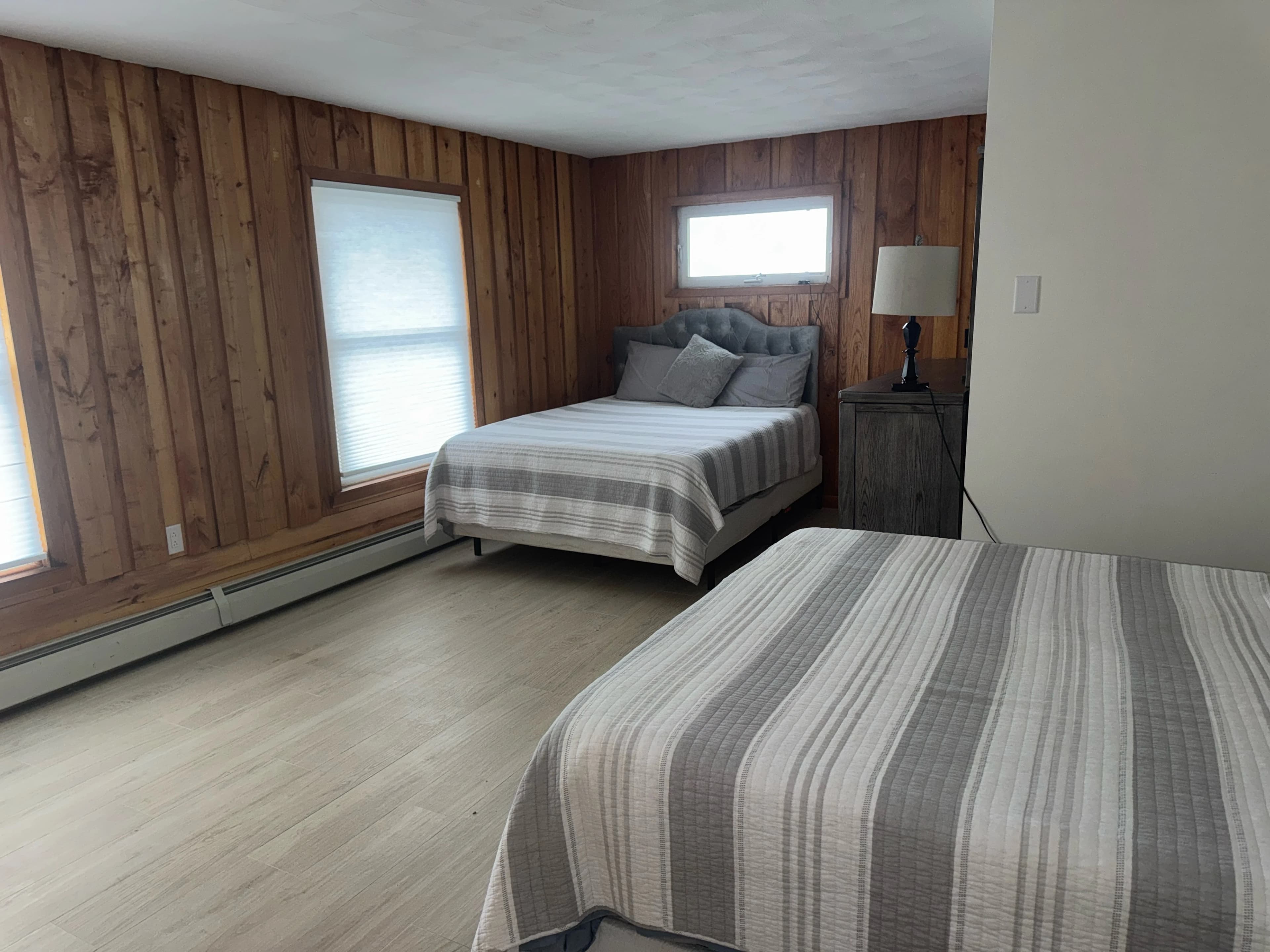 Guest bedroom with two comfortable beds